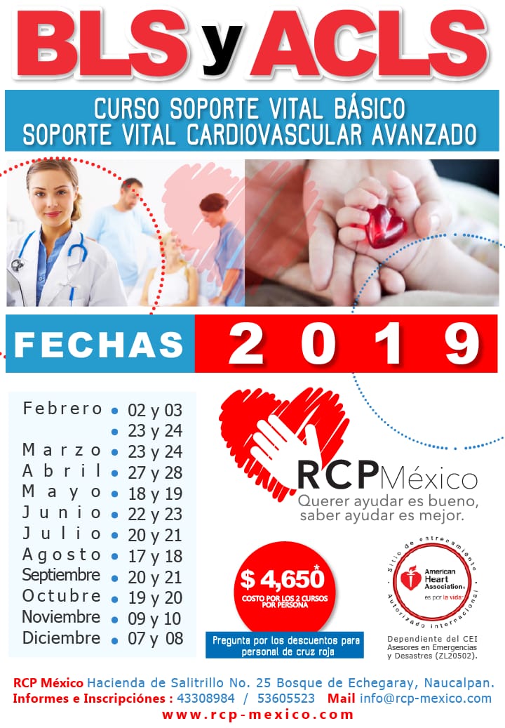 Cursos RCP México BLS - ACLS 2019